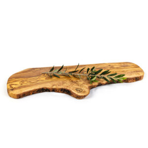 Planche à découper rustique en bois d'olivier
