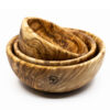 bols en bois d'olivier