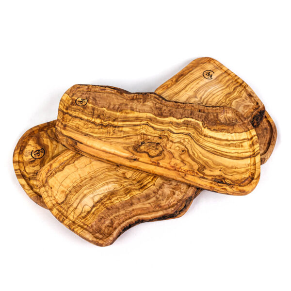 Planche à viande rustique en bois d'olivier